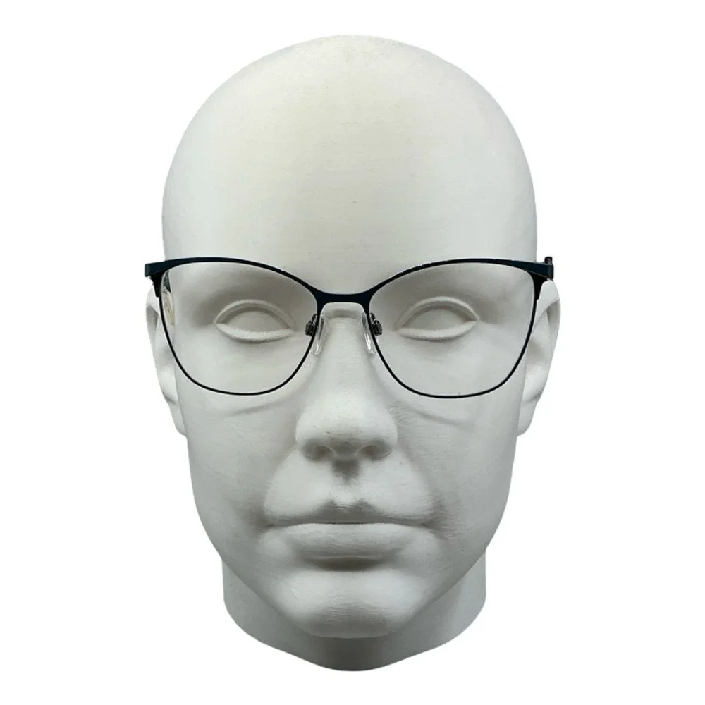WF-Bio Eyes Chloe MV040 Eyeglasses Silver Blue Cat Eye 54-16-140
